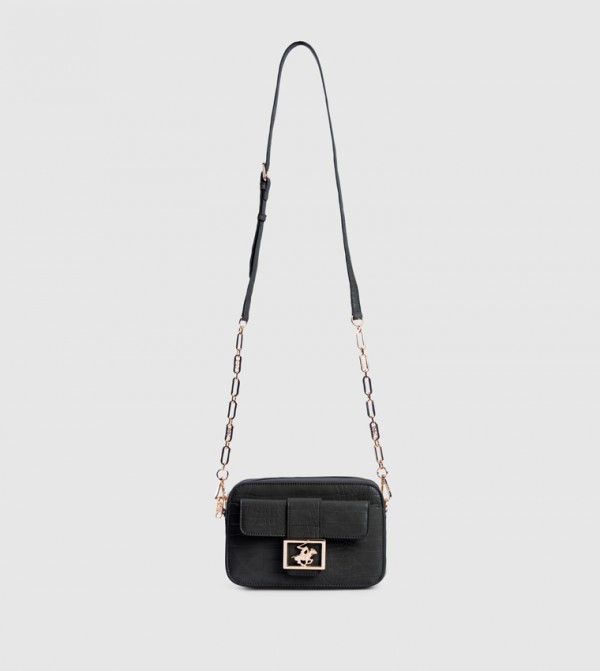 Croc Textured Camera Bag