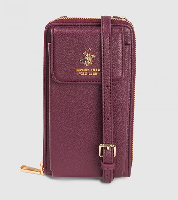 Logo Detail Phone Crossbody Bag