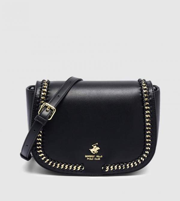 Logo Detail Saddle Bag