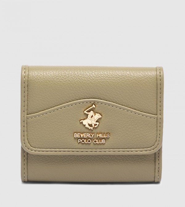 Logo Detail Tri-Fold Wallet