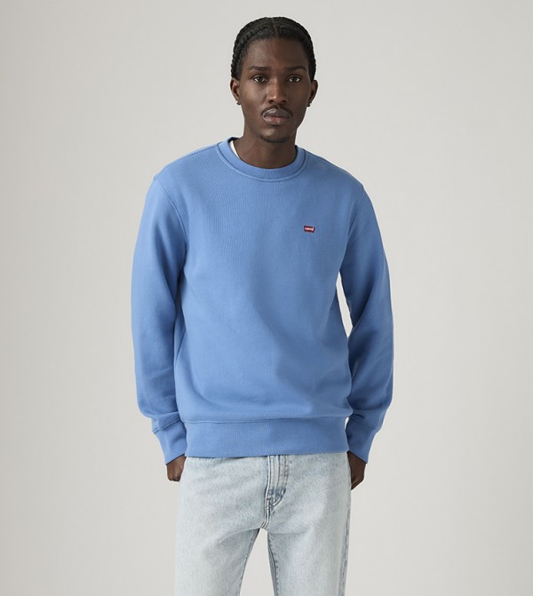 Logo Detail Crew Neck Sweatshirt