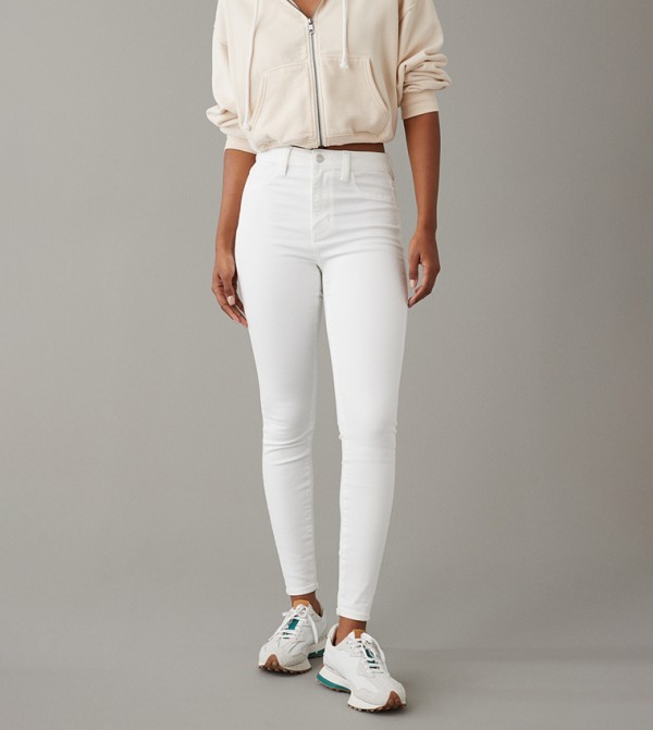 Solid Skinny Fit Jeans
