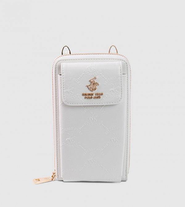 Textured Front Pocket Phone Crossbody Bag