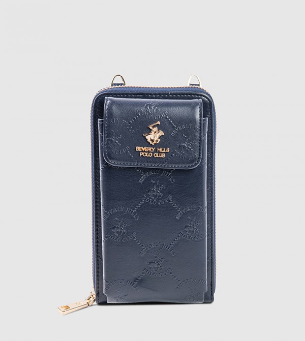 Textured Front Pocket Phone Crossbody Bag