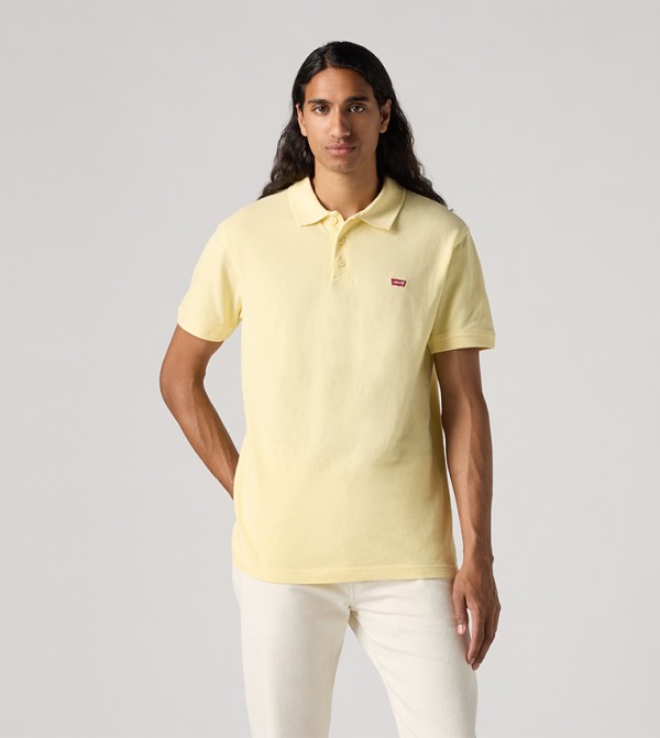 Logo Detail Short Sleeves Polo T-Shirt