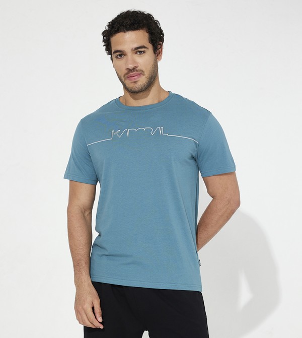 Printed Crew Neck T-Shirt