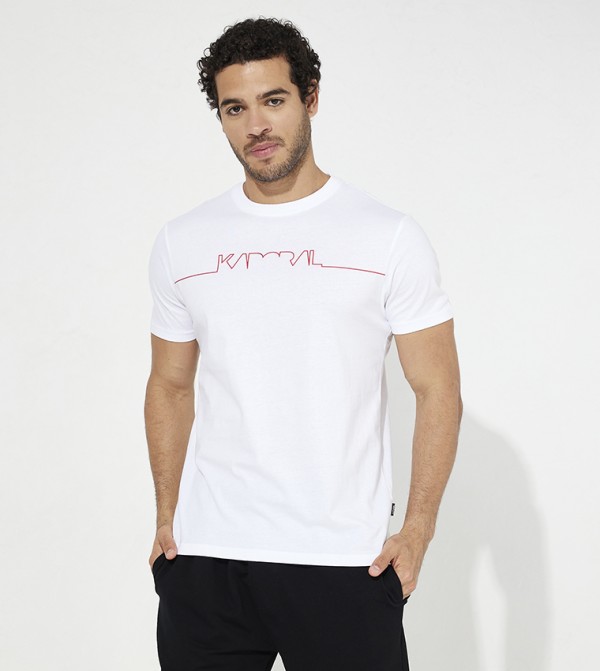 Printed Crew Neck T-Shirt