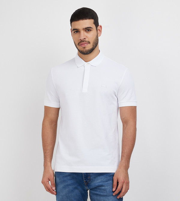 Logo Detail Short Sleeves Polo T-Shirt