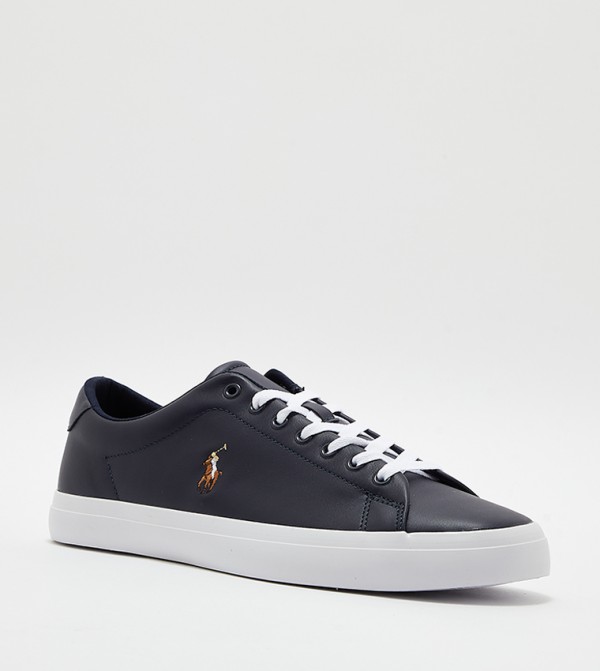 Polo sales leather sneakers