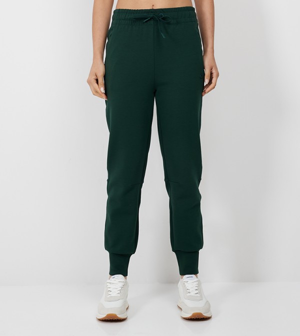 Ardene 3-Pocket Cargo Sweatpants in Beige, Size, Polyester/Cotton, Fleece -Lined
