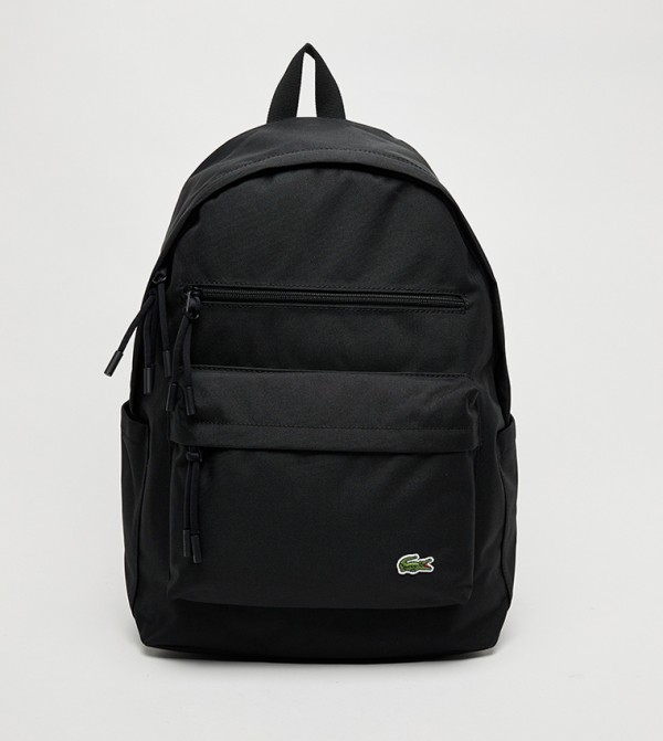 Logo Detail Front Pocket Backpack
