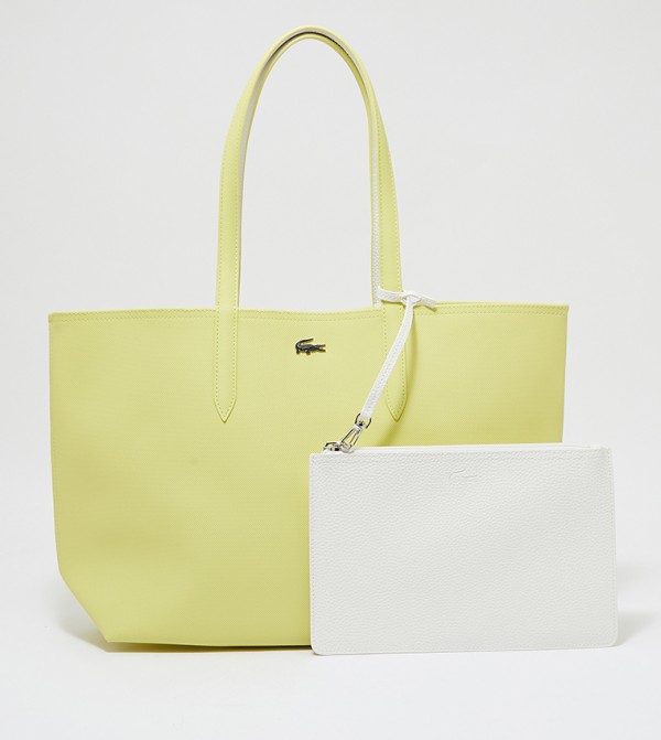 Yellow lacoste bag sale