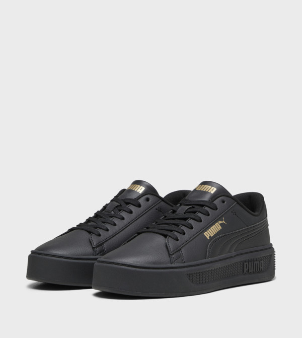 Buy Puma SMASH Platform Lace Up Sneakers In Black 6thStreet UAE
