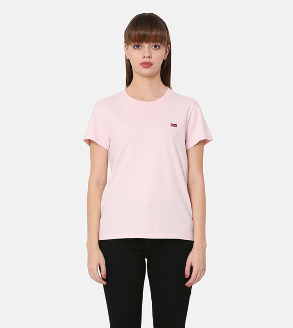 Logo Detail Crew Neck T-Shirt