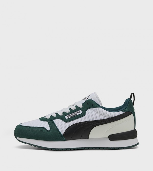 R78 Color Block Lace-Up Sneakers