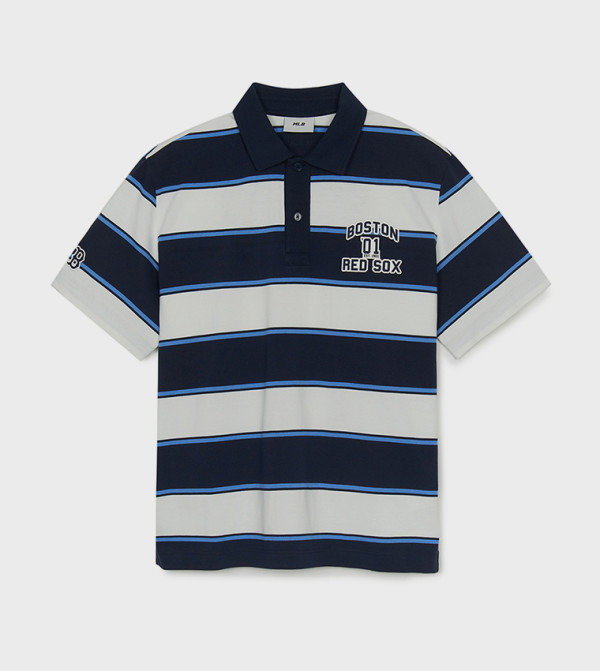 Color Block Short Sleeves Polo T-Shirt