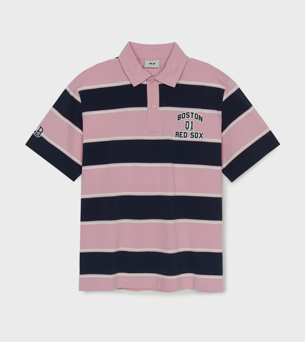 Color Block Short Sleeves Polo T-Shirt