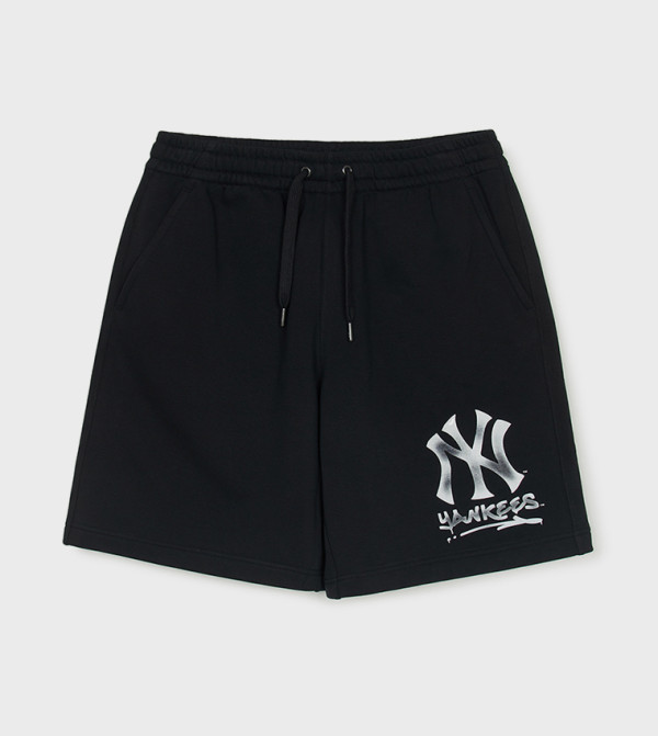 Printed Drawstring Waist Casual Shorts