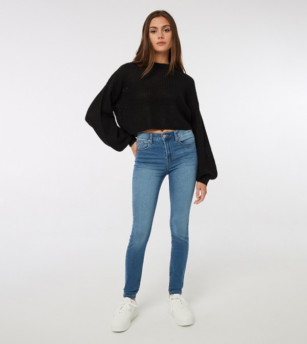 Comfy High Rise Skinny Fit Jeans