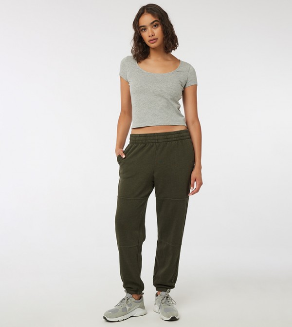Elastic Waist Oversized Sweatpants