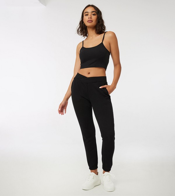 Elastic Waist Oversized Sweatpants