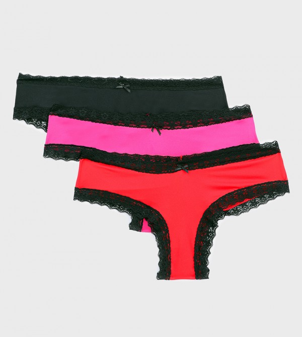 DAGİ Black Lacy Panty, Regular Fit, Underwear for Women 2024