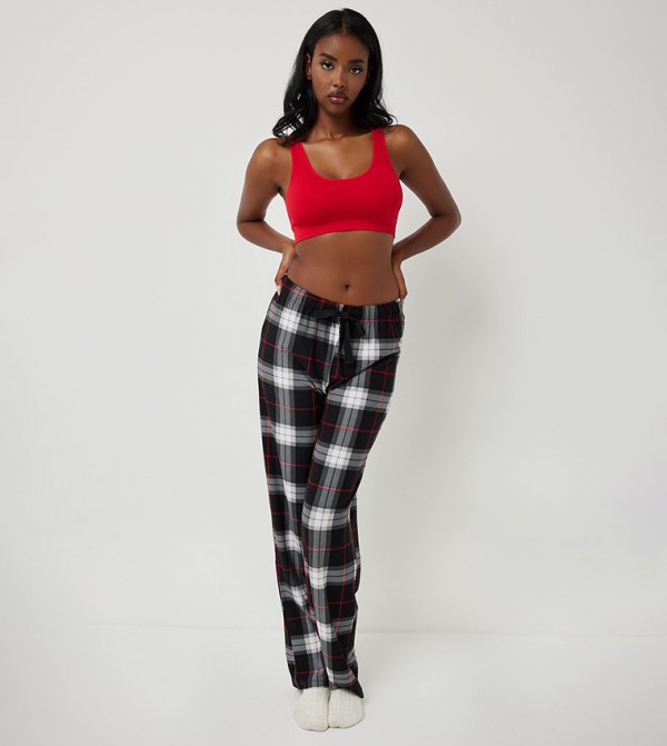 Cute plaid deals pajama pants