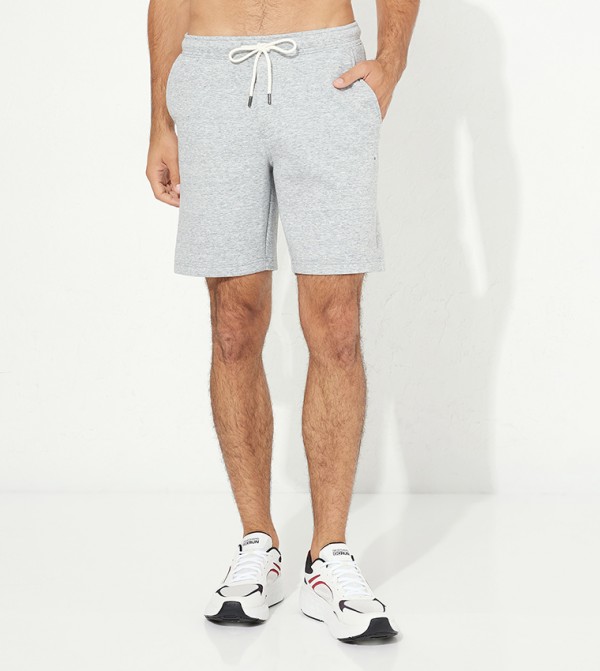 Good Vibes Drawstring Waist Shorts