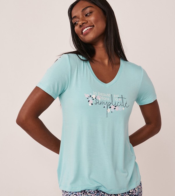 Soft Jersey V-Neck T-Shirt