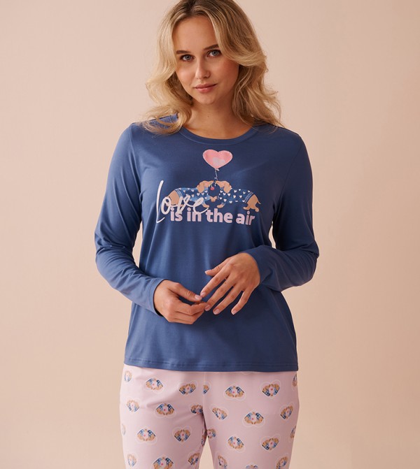 Dog Print Super Soft Long Sleeves Shirt