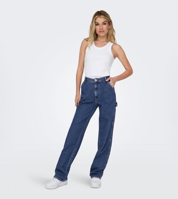 Carpenter Fit High-Waist Jeans