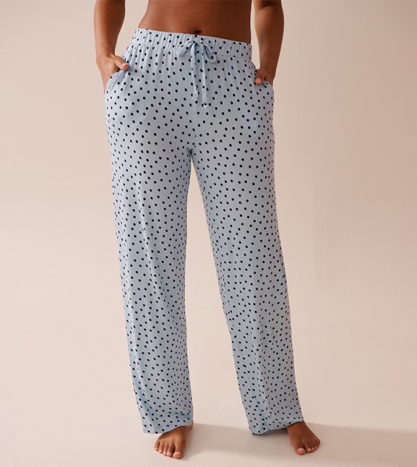 Butterfly Print Soft Jersey Pajama Pants