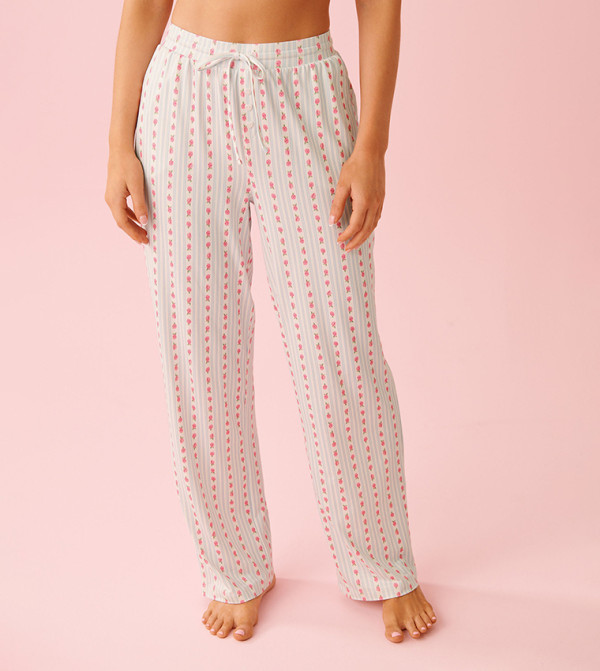 Rose Print Super Soft Pyjama Pants