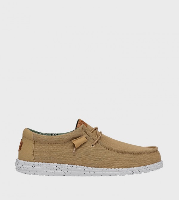 WALLY Washed Canvas Slip-On Shoes
