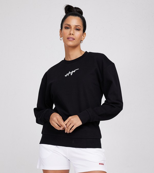 Logo Printed Long Sleeves Sweatshirt