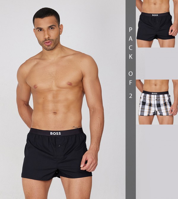Buy American Eagle Pack Of 3 Logo Waistband Boxers In Multiple Colors