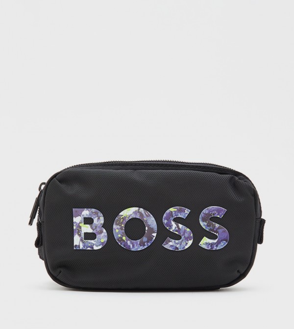 BOSS - Belt bag with all-over monogram details