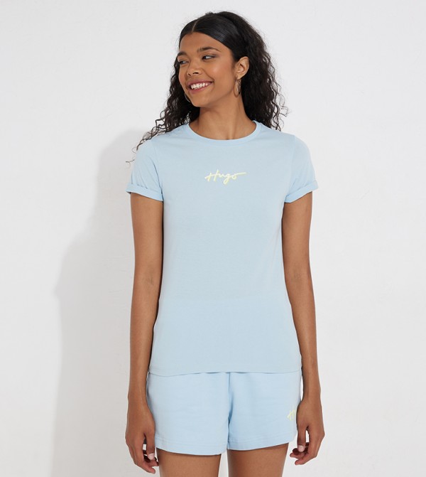 Logo Printed Slim Fit T-Shirt