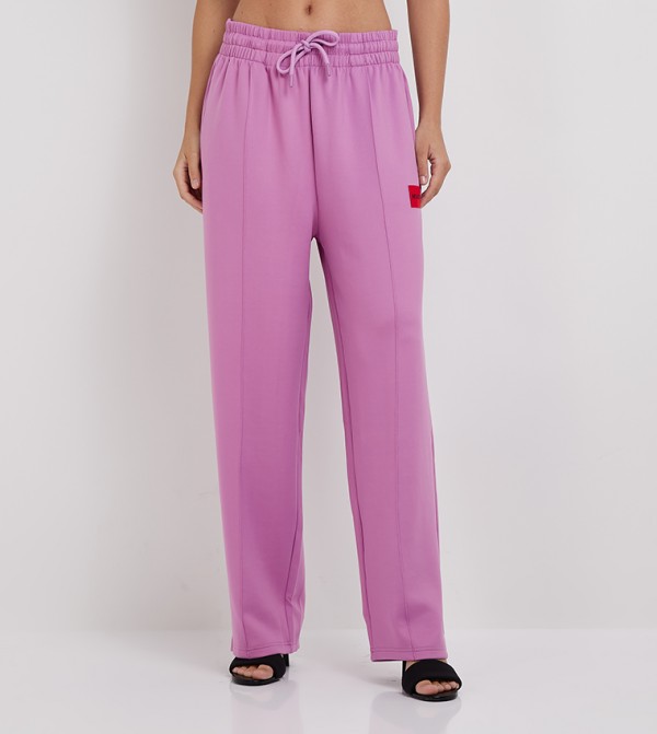 Draped Satin Tailored Pants