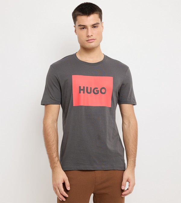 DULIVE Logo Printed Short Sleeves T-Shirt