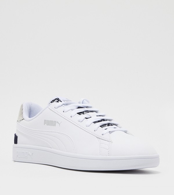 Puma smash cheap white black