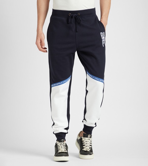 Color Block Drawstring Waist Jogger