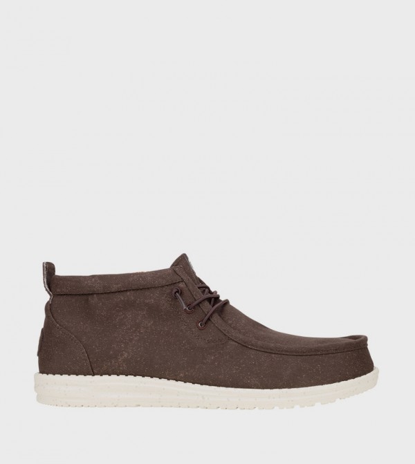 WALLY Stretch Canvas Mid Top Slip-On Shoes