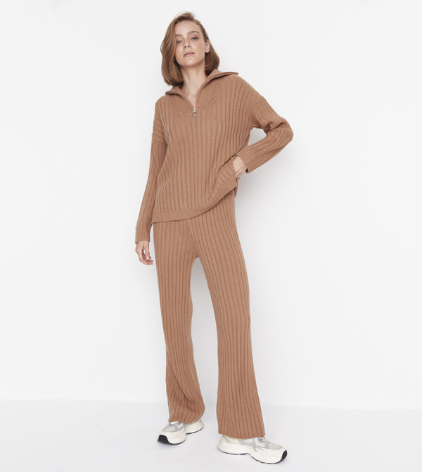 4-bar Stripes Mid-Rise Track Pants main image 0