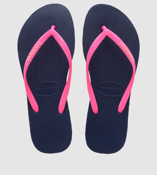 Buy Havaianas Slim Logo Flip Flops in Multiple colors 6thStreet UAE