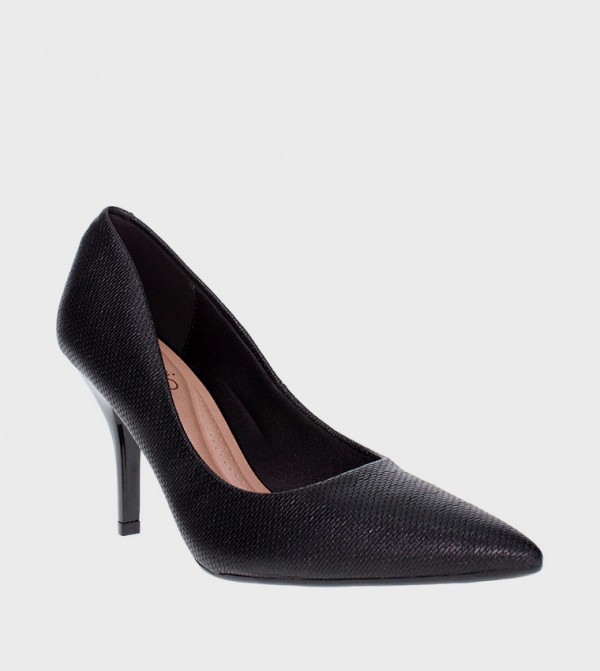 QIANG Textured Pointed Toe Pumps