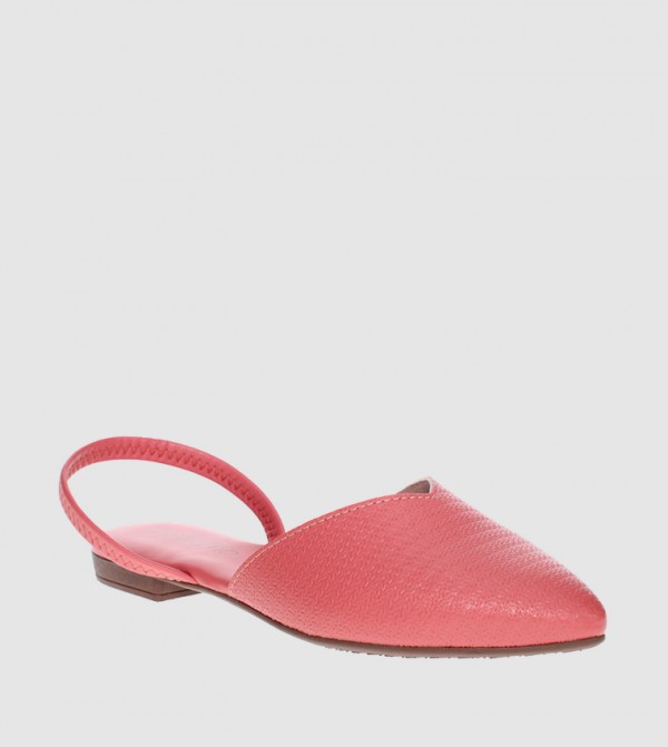 ANIYAH Textured Slingback Flats