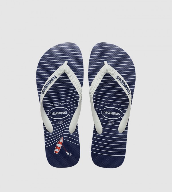 Buy Havaianas Top Nautical Mini Me Flip Flops In Blue