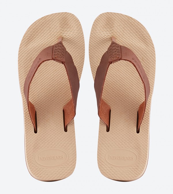 Buy Havaianas Urban Special Round Toe Flip Flops In Beige