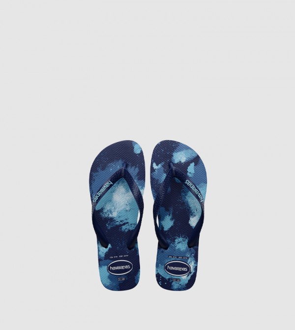 Top Camo Printed Flip-Flops